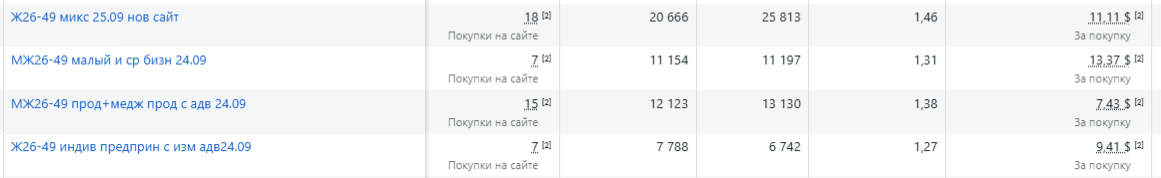 Ads Manager · продажи мини-курса
